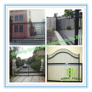 spear top fence gate