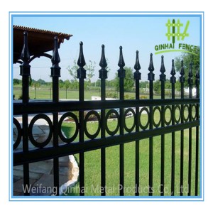 spear top powder coated aluminium fence price
