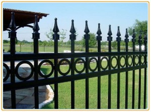 Good quality colors Galvanized double Aluminum Rod Grating Fence